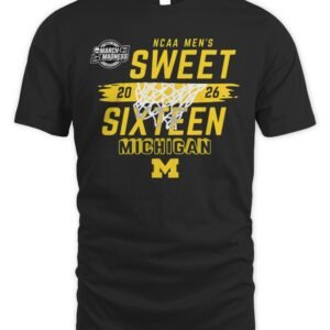 Michigan Wolverines 2026 NCAA Men's Basketball Sweet 16 Hoodie
