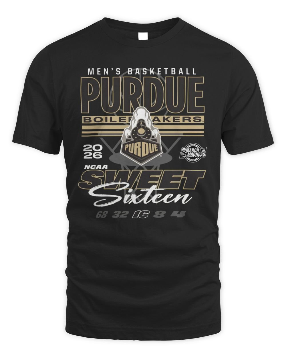 Purdue Boilermakers 2026 NCAA March Madness Sweet 16 Bound Net T Shirt