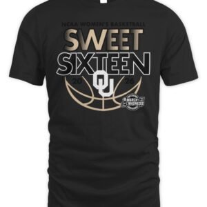 Oklahoma Sooners 2026 NCAA Women's Basketball Sweet Sixteen T Shirt