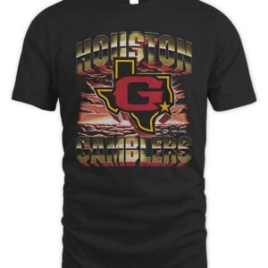 Houston Gamblers Vintage T Shirt Hoodie