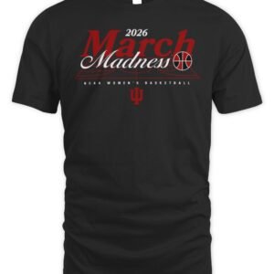 Indiana Hoosiers NCAA Women's Basketball March Madness 2026 Hoodie