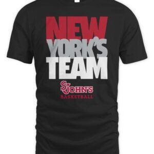 St John's Basketball New York's Team Text Stack Hoodie
