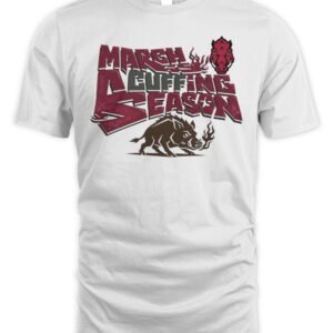 Darius Acuff Jr Arkansas Razorbacks March is Acuffing Season T Shirt