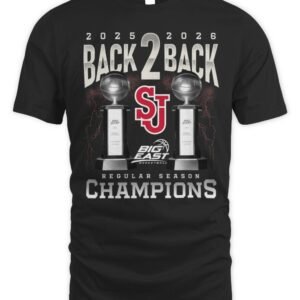 St John's Men's Basketball Big East Back-to-Back Regular Season Champions Hoodie