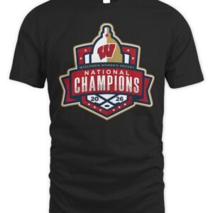 Wisconsin Badgers Ice Hockey 2026 NCAA National Champions T Shirt