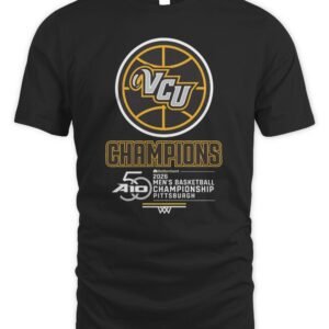 VCU Rams A-10 Champions 2026 Men’s Basketball T-Shirt