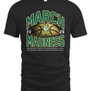 Siena Saints NCAA Men's Basketball March Madness 2026 T-Shirt