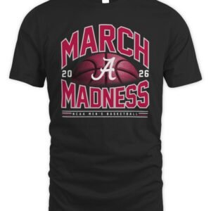 Alabama NCAA Men's Basketball March Madness 2026 T-Shirt