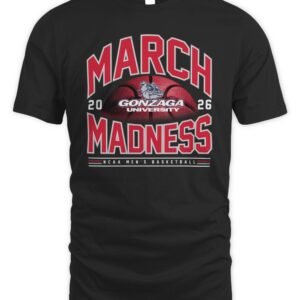 Gonzaga NCAA Men's Basketball March Madness 2026 Hoodie