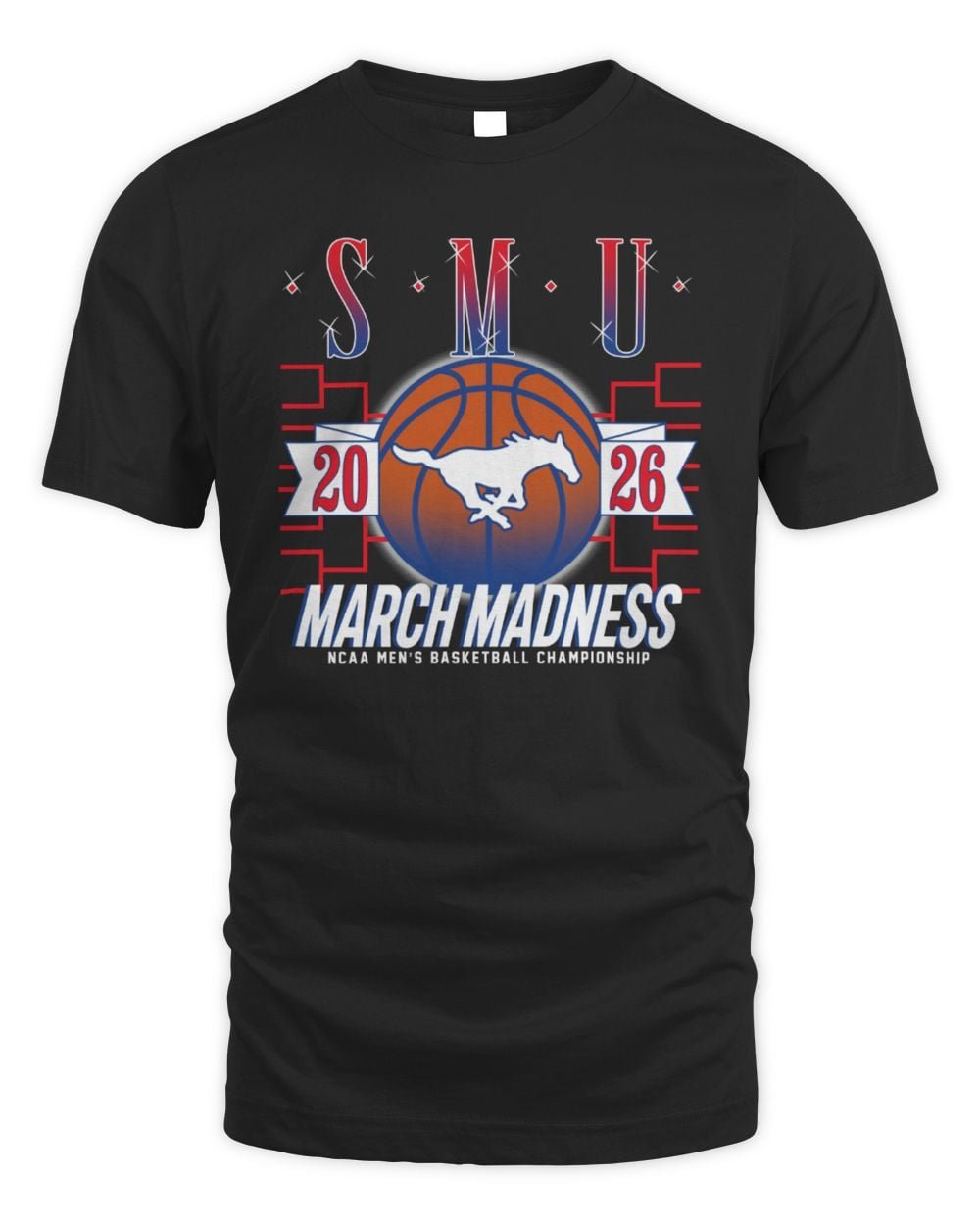 SMU Mustangs MBB 2026 March Madness Hoodie