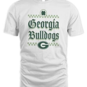Georgia Bulldogs St Patrick's Day Lucky T-Shirt