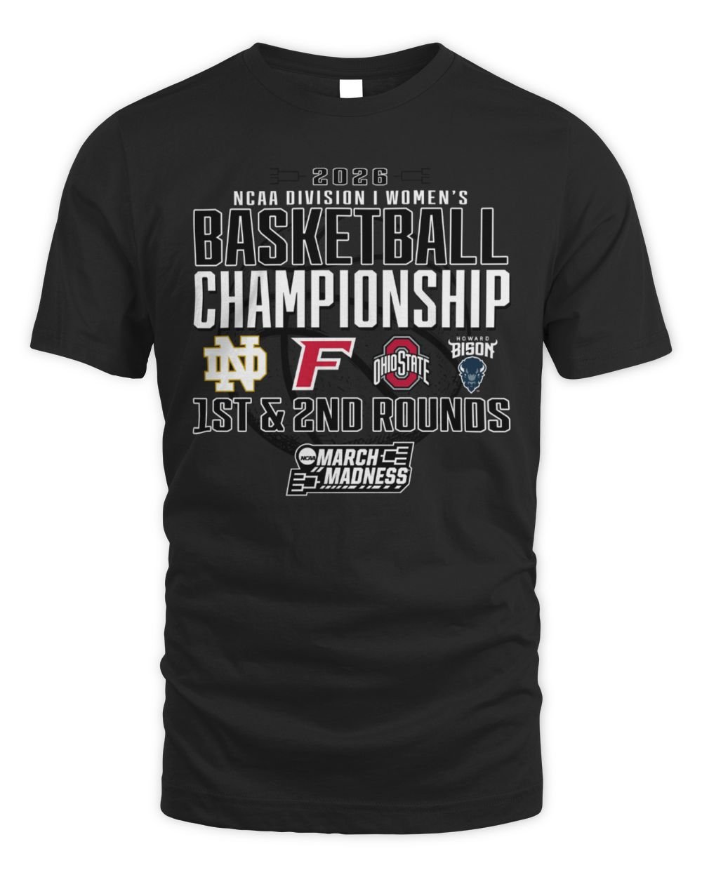 NCAA DI Women's Basketball 1st/2nd Rounds Columbus, OH Champion T Shirt