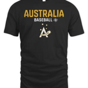 Australia National Baseball World Classic 2026 Performance T Shirt Hoodie