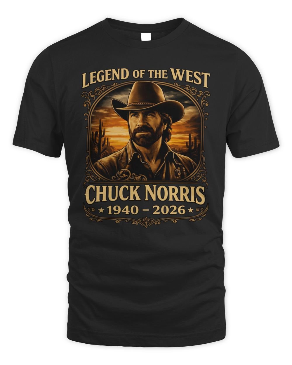 Chuck Norris 1940-2026 Thank You For The Memories Shirt