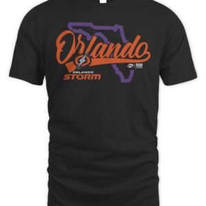 UFL Shop Orlando Storm State Map T Shirt