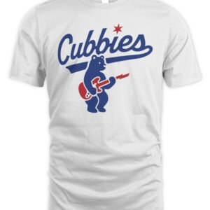 MLB Chicago Cubs Cubbies Electric Bear T Shirt