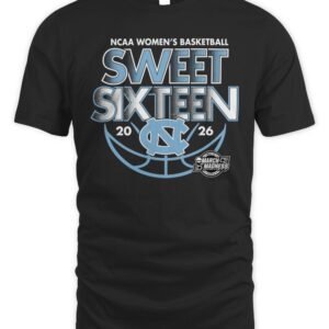 North Carolina Tar Heels 2026 NCAA Women's Basketball Sweet Sixteen Hoodie