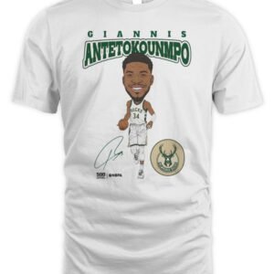 Milwaukee Bucks Giannis Antetokounmpo Comic Graphic T-Shirt Hoodie