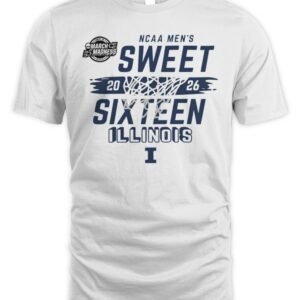 Illinois Fighting Illini 2026 NCAA March Madness Sweet 16 Bound Net T Shirt