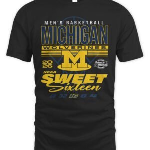 Michigan Wolverines 2026 NCAA March Madness Sweet 16 Bound Net Hoodie