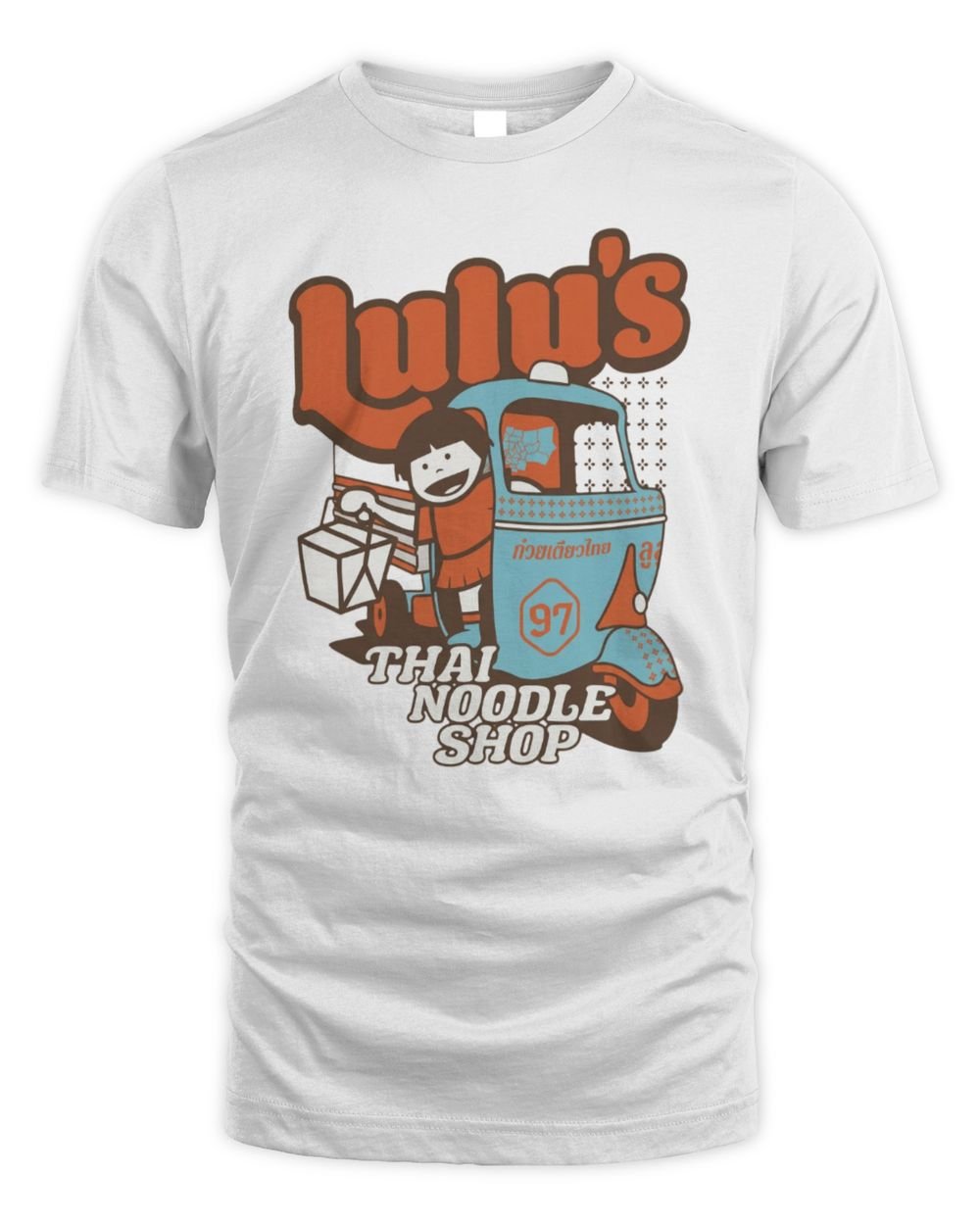 Lulus Thai Noodle Shop Ash T Shirt Hoodie
