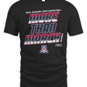 Arizona Wildcats 2026 NCAA Division I Men's Basketball More Than March T Shirt