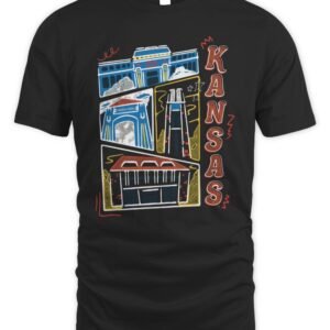 Kansas Campus Landmarks T Shirt