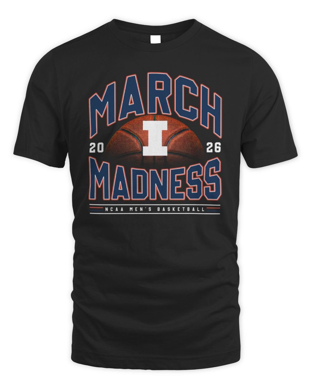 Illinois NCAA Men's Basketball March Madness 2026 T-Shirt