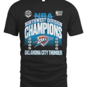 Oklahoma City Thunder Division Champs 2025-26 Shirt Hoodie