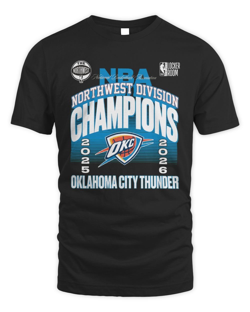 Oklahoma City Thunder Division Champs 2025-26 Shirt Hoodie