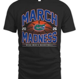 Florida Gators NCAA Men's Basketball March Madness 2026 T-Shirt