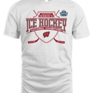 Wisconsin Badgers Champion Women's Hockey National Champs 2026 Jersey T Shirt