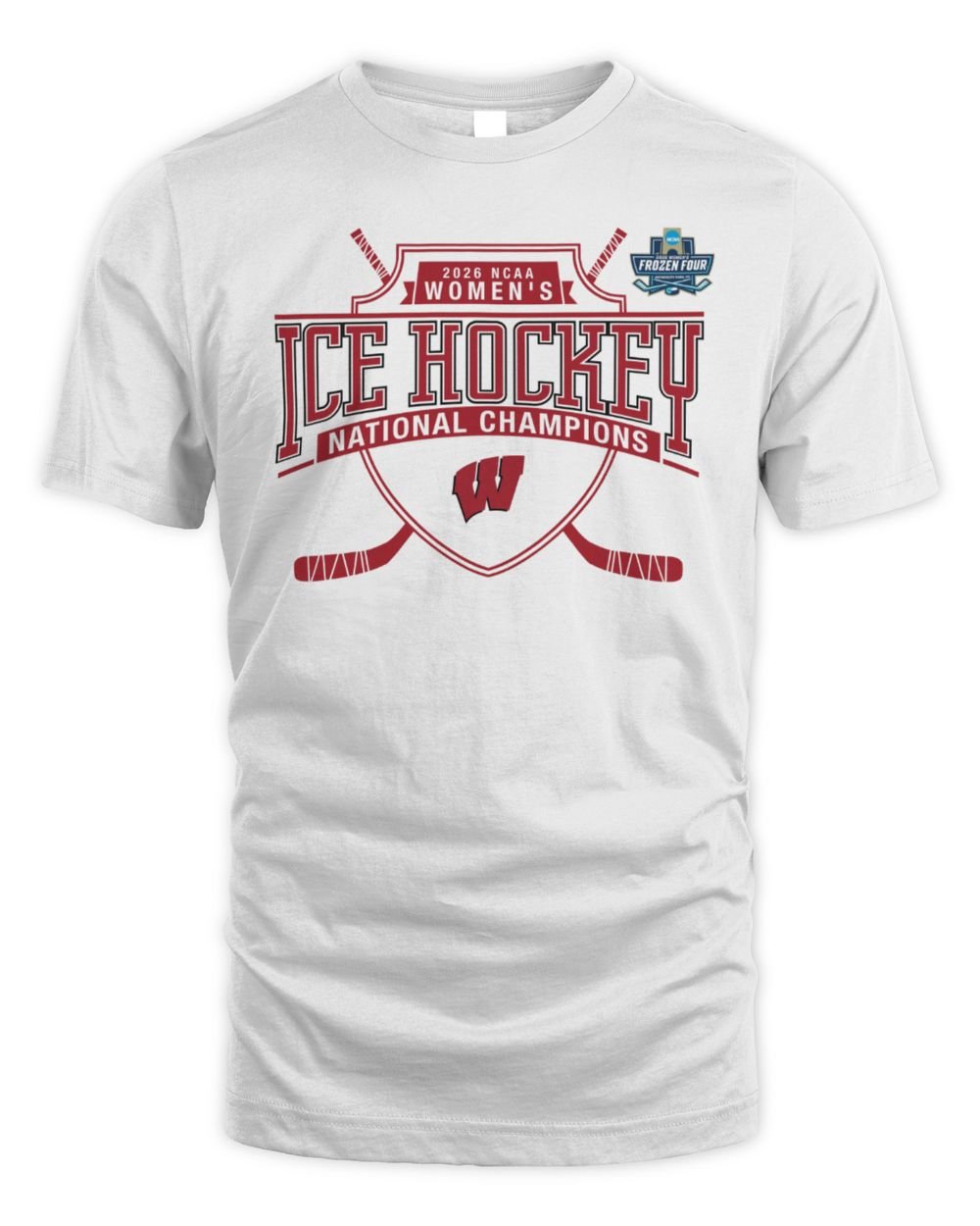 Wisconsin Badgers Champion Women's Hockey National Champs 2026 Jersey T Shirt