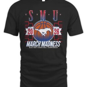 SMU Mustangs MBB 2026 March Madness T Shirt