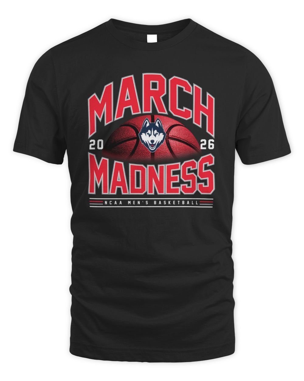 UConn Huskies NCAA Men's Basketball March Madness 2026 T-Shirt