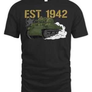 Bunker Branding Co Store WW2 Sherman T-Shirt