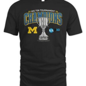 Michigan Wolverines Hockey 2026 Big Ten Champions T-Shirt