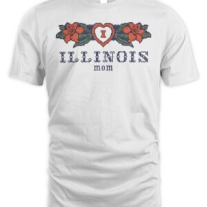 Gameday Spirit Fanstore Store Illinois Mom Heart T Shirt