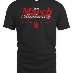 Nebraska NCAA Women's Basketball March Madness 2026 Hoodie