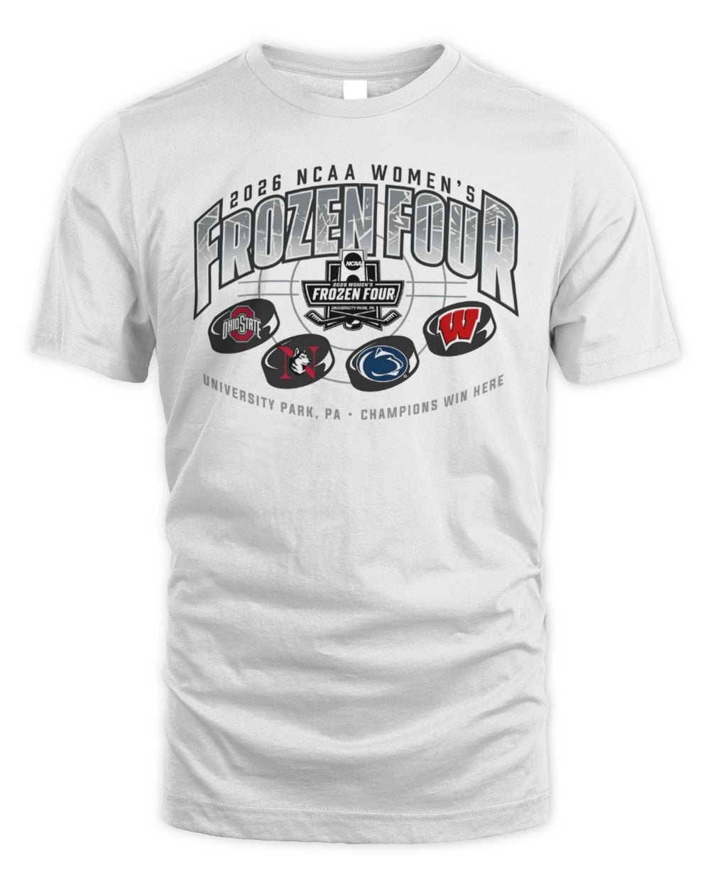 National Collegiate Women's Ice Hockey Frozen Four Championship 2026 T Shirt