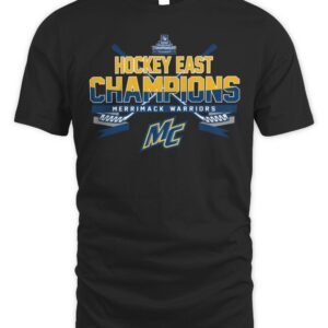 Merrimack Warriors 2026 Hockey East Champions T Shirt