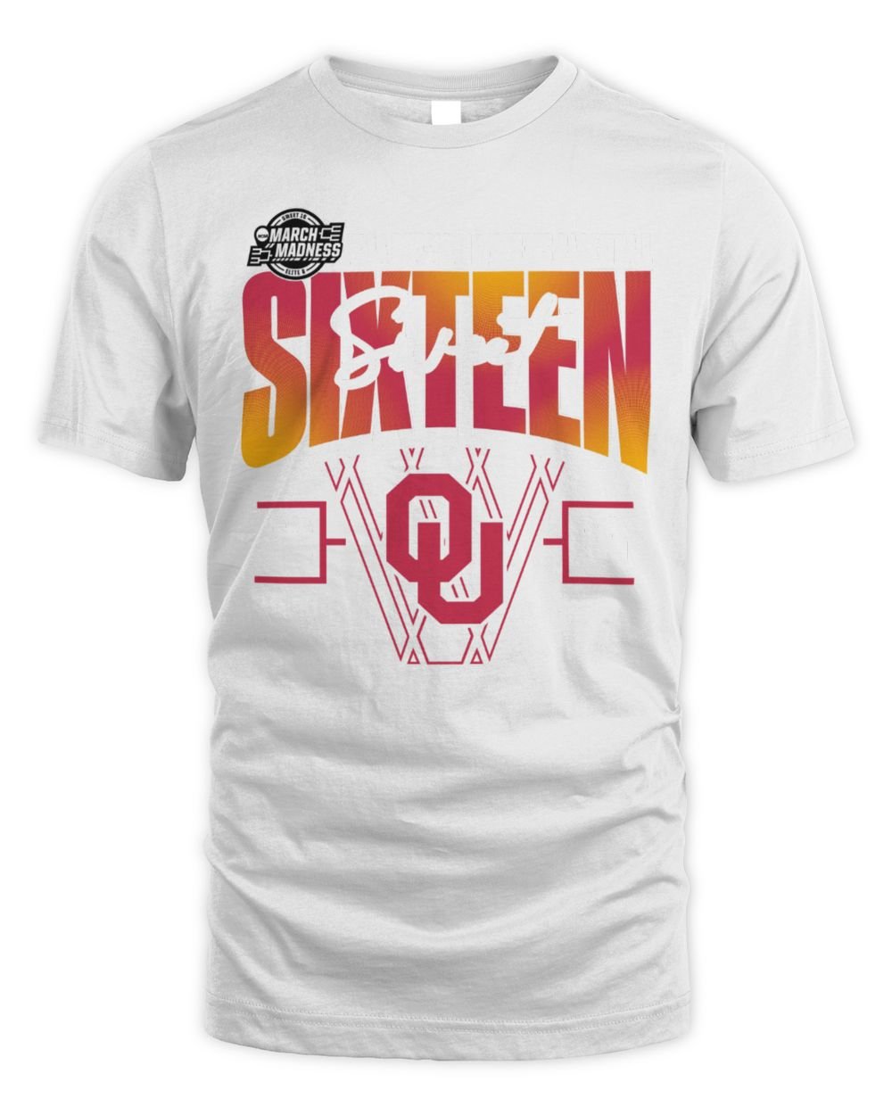 Oklahoma Sooners 2026 NCAA Women's Basketball Tournament March Madness Sweet 16 Court Shot Hoodie