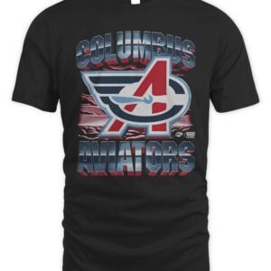 Columbus Aviators Vintage T Shirt Hoodie