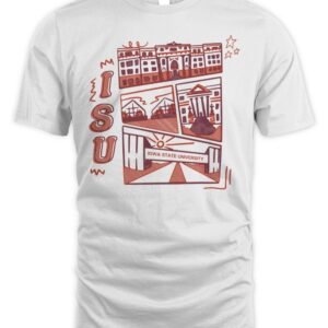 Iowa State Campus Landmarks T Shirt