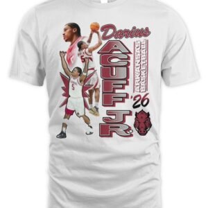 Darius Acuff Jr Arkansas Razorbacks Graphic T Shirt