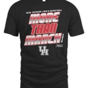 Houston Cougars 2026 NCAA Division I Men's Basketball More Than March T Shirt