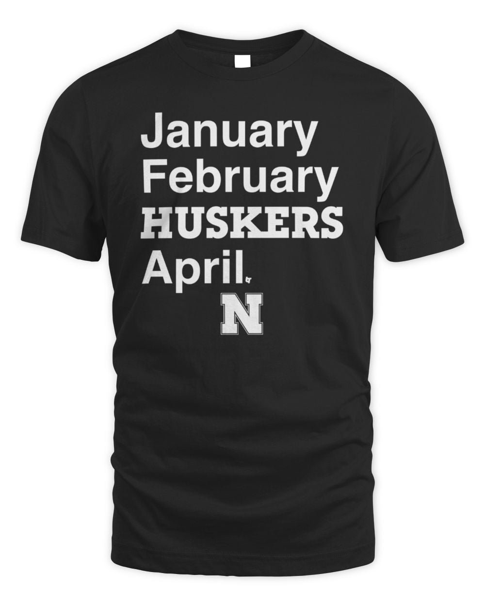 Nebraska Basketball January February Huskers April T Shirt Hoodie