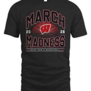 Wisconsin Badgers NCAA Men's Basketball March Madness 2026 Hoodie