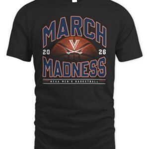 Virginia Cavaliers NCAA Men's Basketball March Madness 2026 T-Shirt