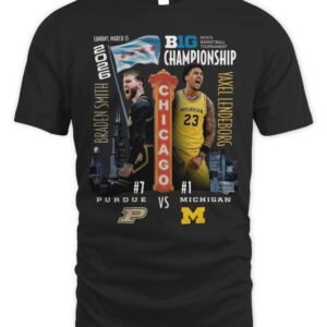 Michigan vs Purdue Big Ten Men's Basketball Nil Championship Matchup Hoodie